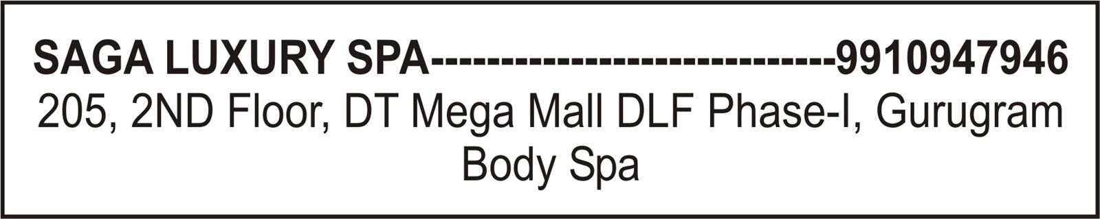 SAGA LUXURY SPA
